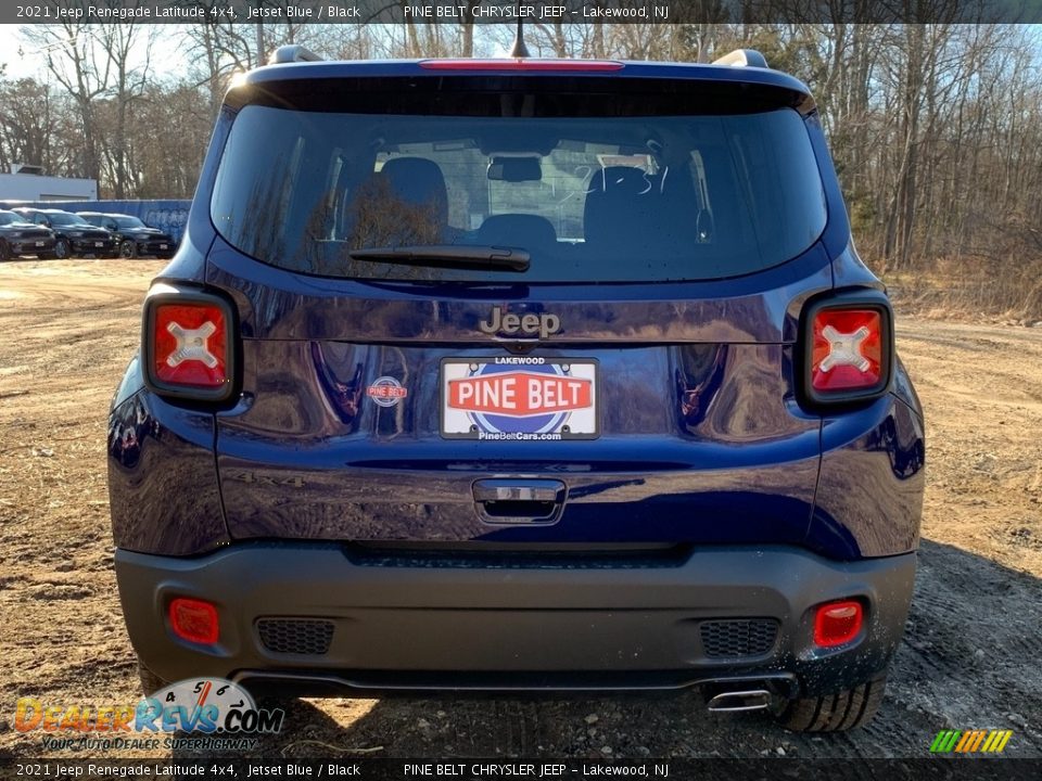 2021 Jeep Renegade Latitude 4x4 Jetset Blue / Black Photo #7