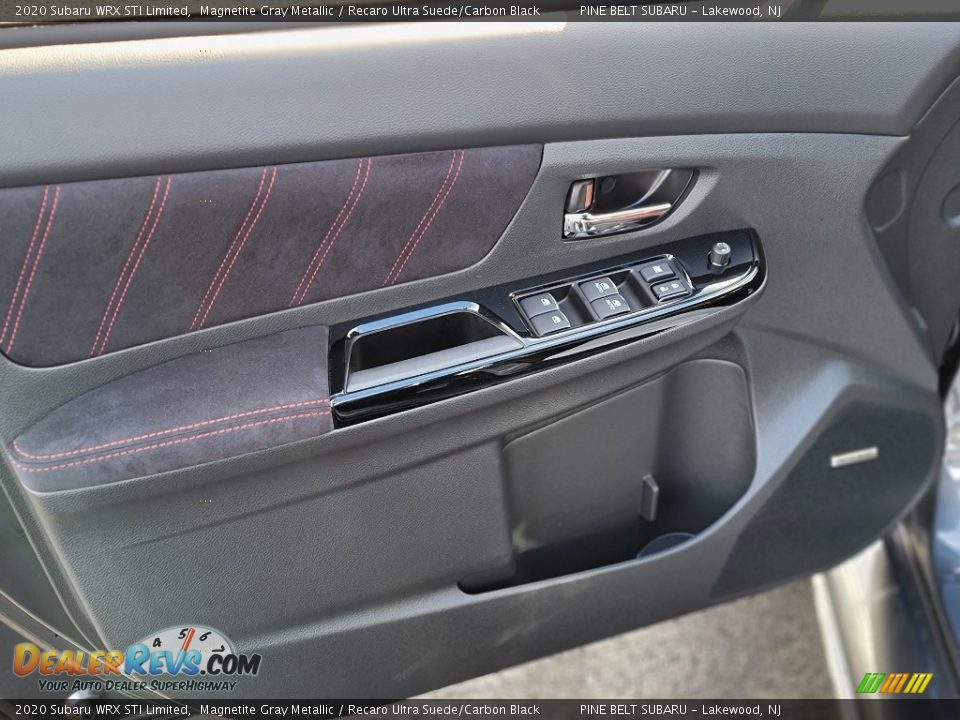 2020 Subaru WRX STI Limited Magnetite Gray Metallic / Recaro Ultra Suede/Carbon Black Photo #13