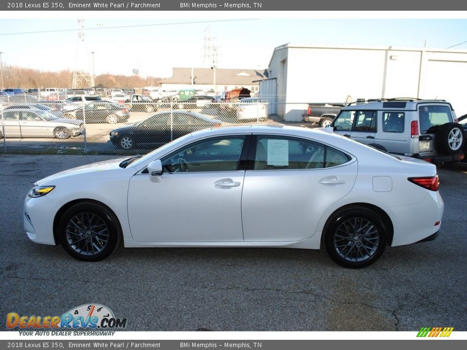 2018 Lexus ES 350 Eminent White Pearl / Parchment Photo #2