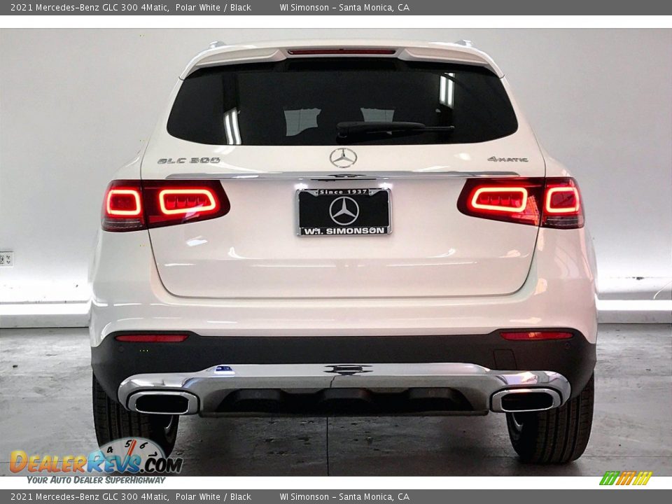 2021 Mercedes-Benz GLC 300 4Matic Polar White / Black Photo #3