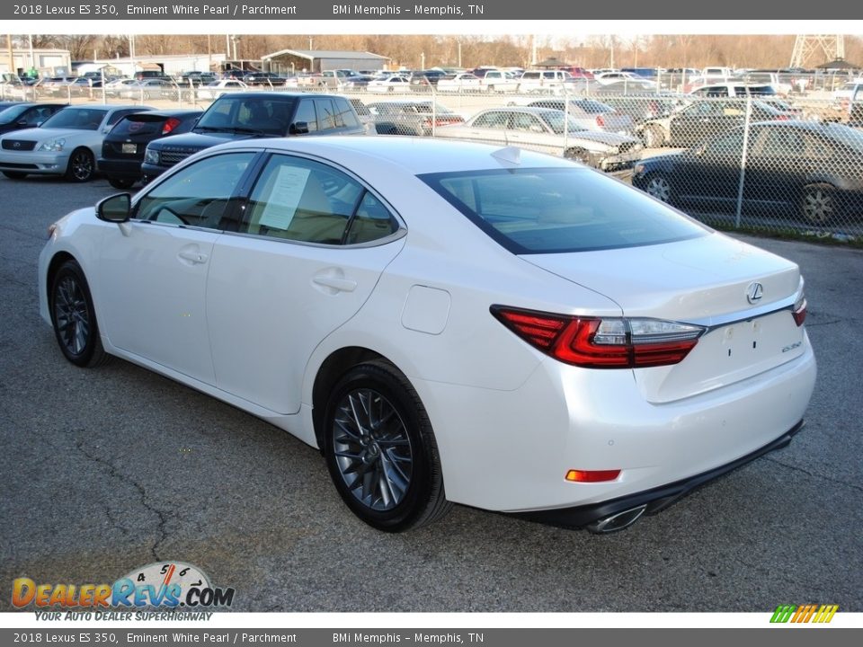 2018 Lexus ES 350 Eminent White Pearl / Parchment Photo #3