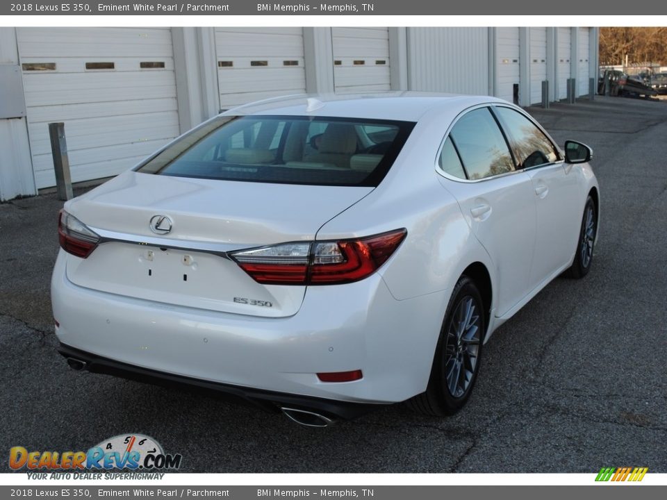 2018 Lexus ES 350 Eminent White Pearl / Parchment Photo #5