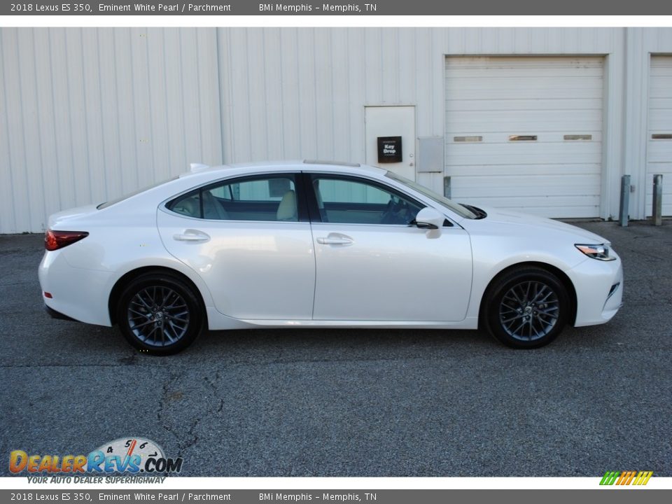 2018 Lexus ES 350 Eminent White Pearl / Parchment Photo #6