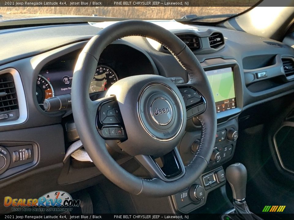 2021 Jeep Renegade Latitude 4x4 Jetset Blue / Black Photo #12