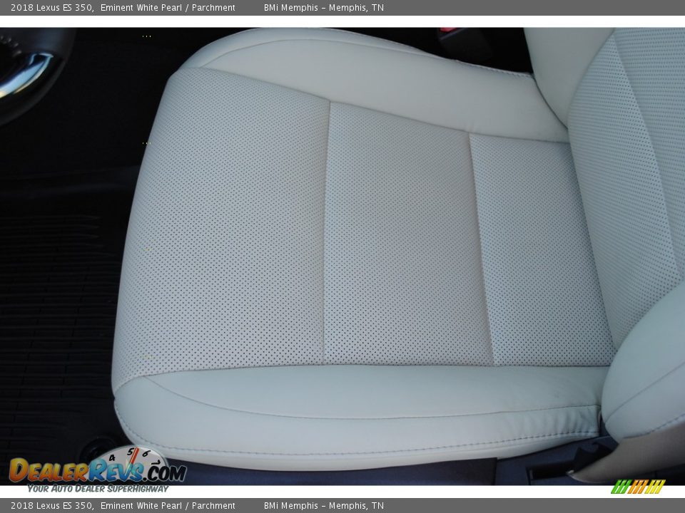 2018 Lexus ES 350 Eminent White Pearl / Parchment Photo #12