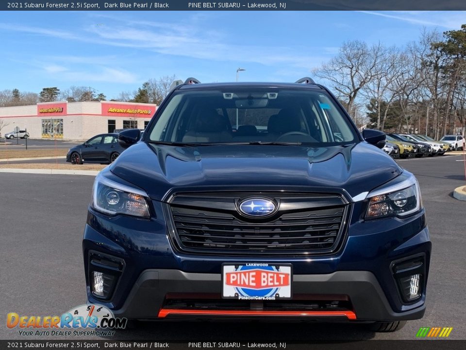 2021 Subaru Forester 2.5i Sport Dark Blue Pearl / Black Photo #3