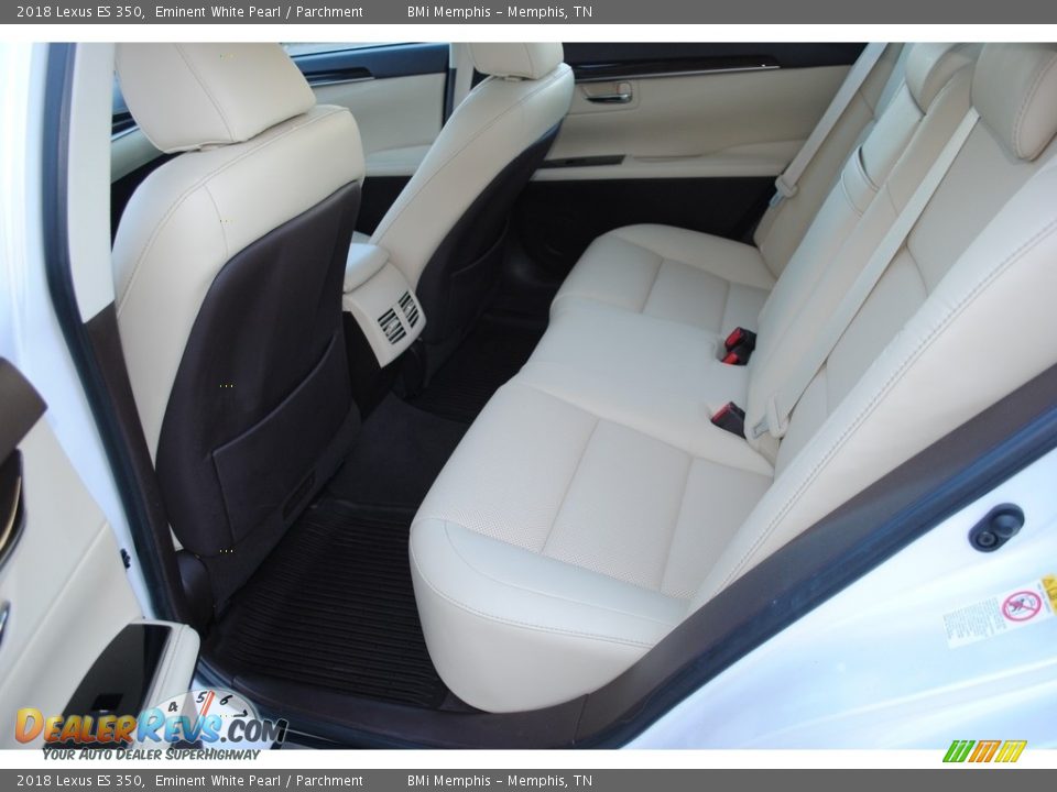 2018 Lexus ES 350 Eminent White Pearl / Parchment Photo #26