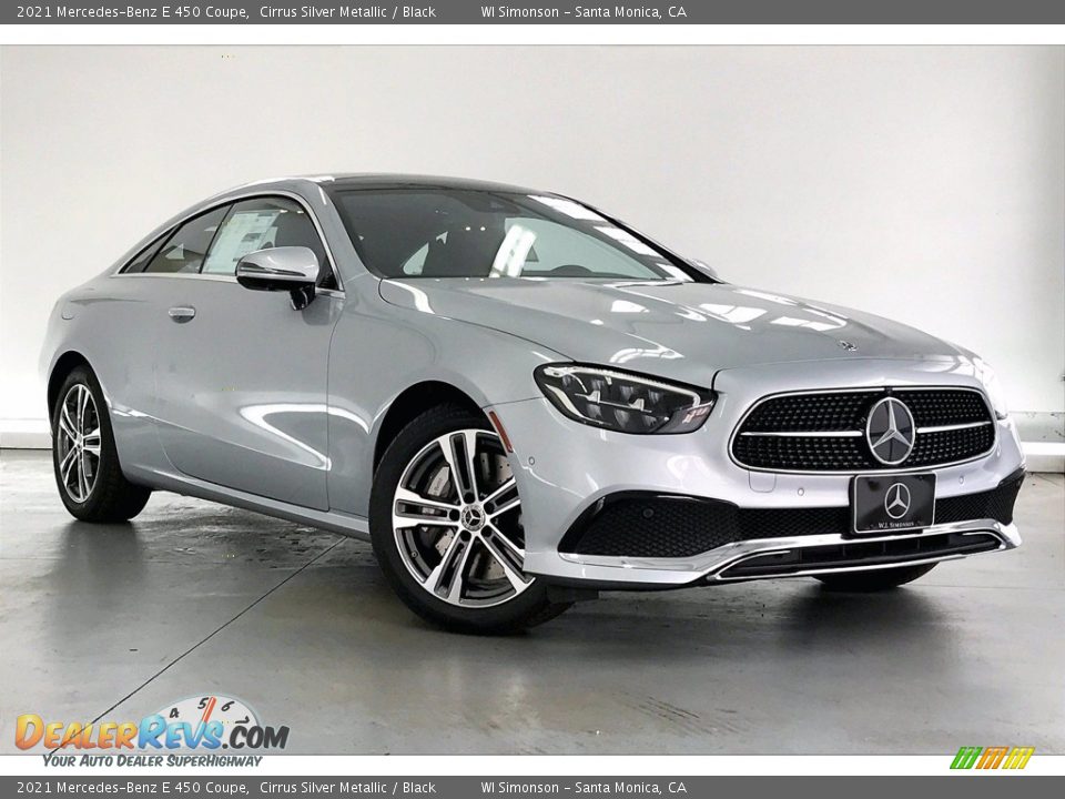 2021 Mercedes-Benz E 450 Coupe Cirrus Silver Metallic / Black Photo #12