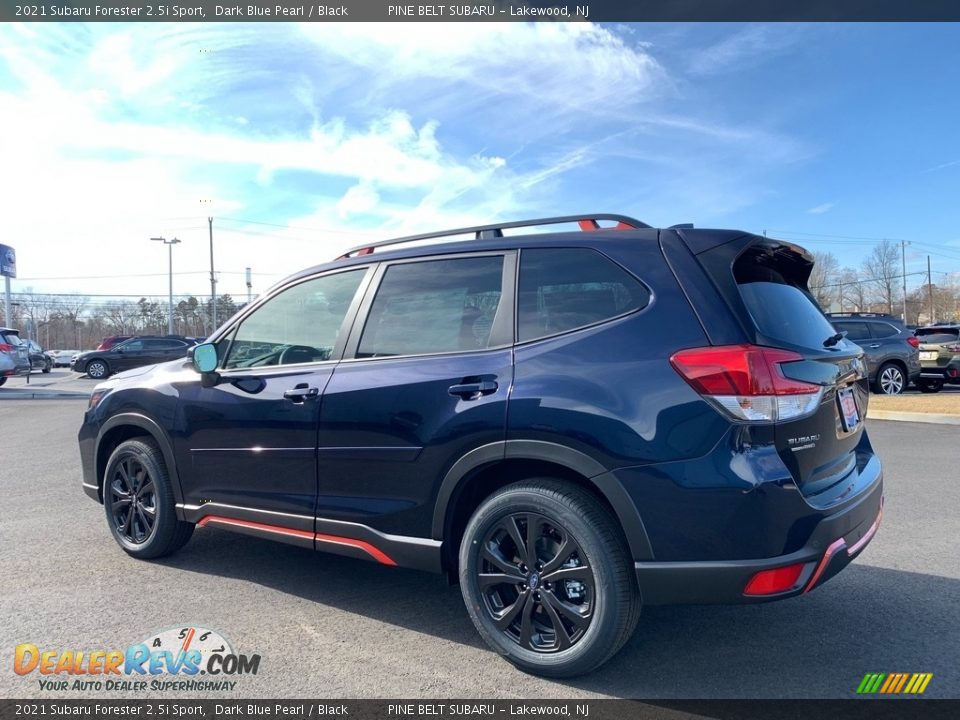 2021 Subaru Forester 2.5i Sport Dark Blue Pearl / Black Photo #6