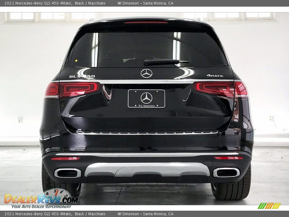 2021 Mercedes-Benz GLS 450 4Matic Black / Macchiato Photo #3