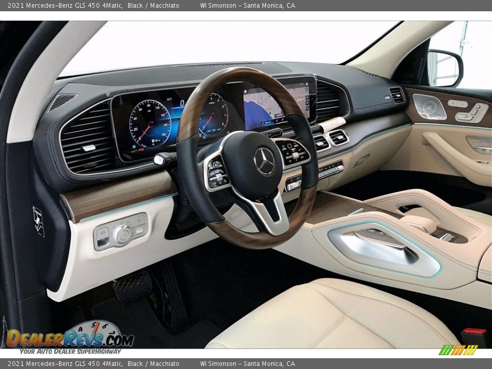 2021 Mercedes-Benz GLS 450 4Matic Black / Macchiato Photo #4