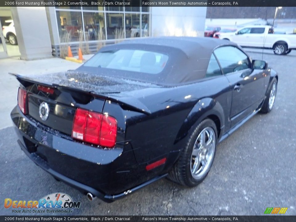2006 Ford Mustang Roush Stage 2 Convertible Black / Dark Charcoal Photo #2