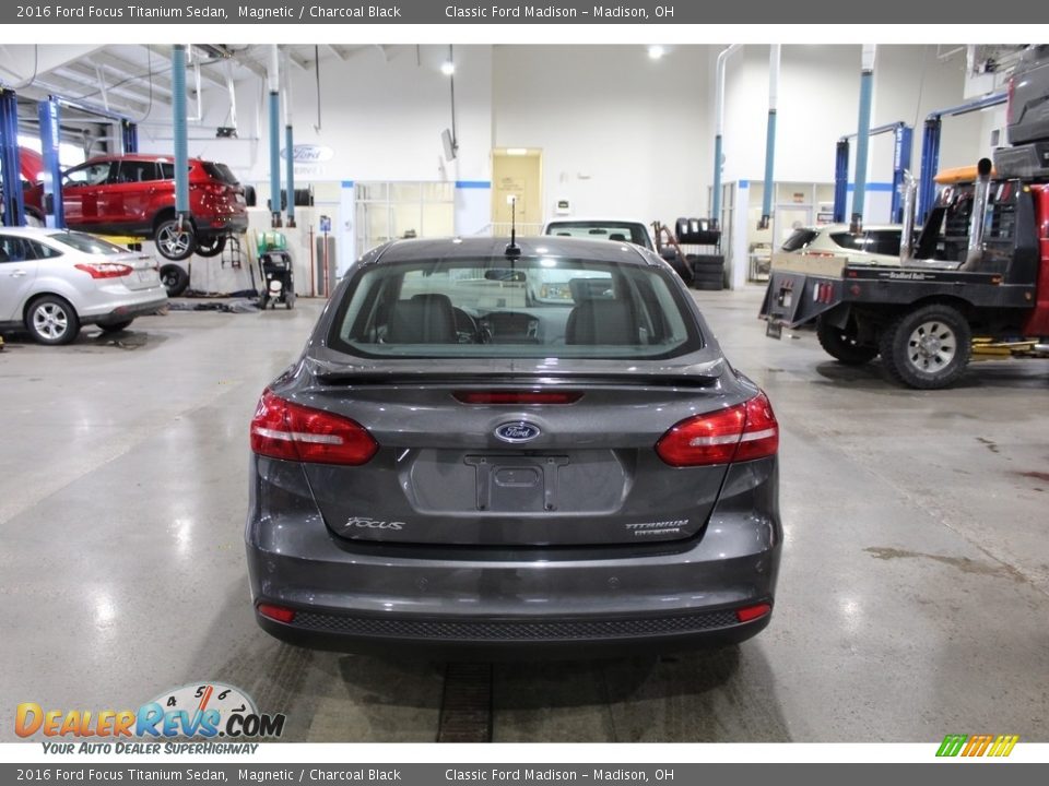 2016 Ford Focus Titanium Sedan Magnetic / Charcoal Black Photo #6