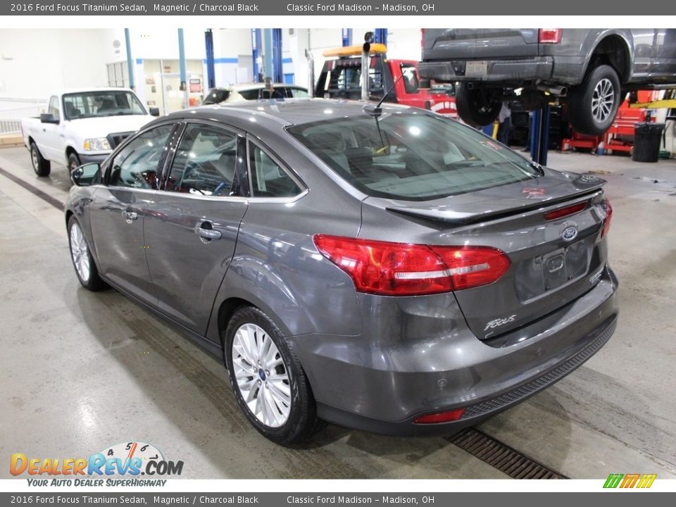 2016 Ford Focus Titanium Sedan Magnetic / Charcoal Black Photo #7