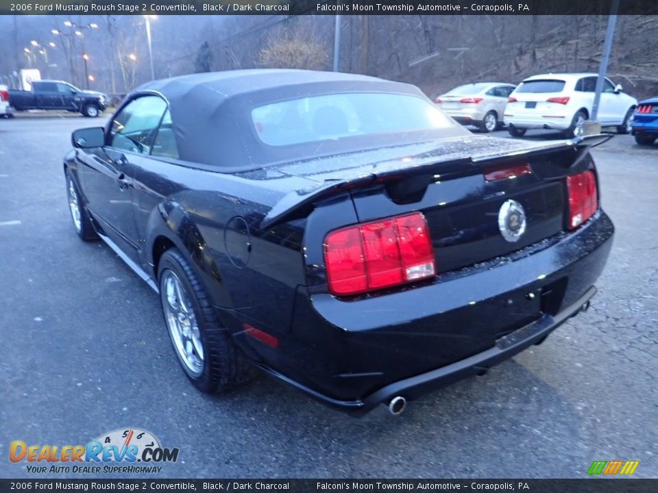 2006 Ford Mustang Roush Stage 2 Convertible Black / Dark Charcoal Photo #4