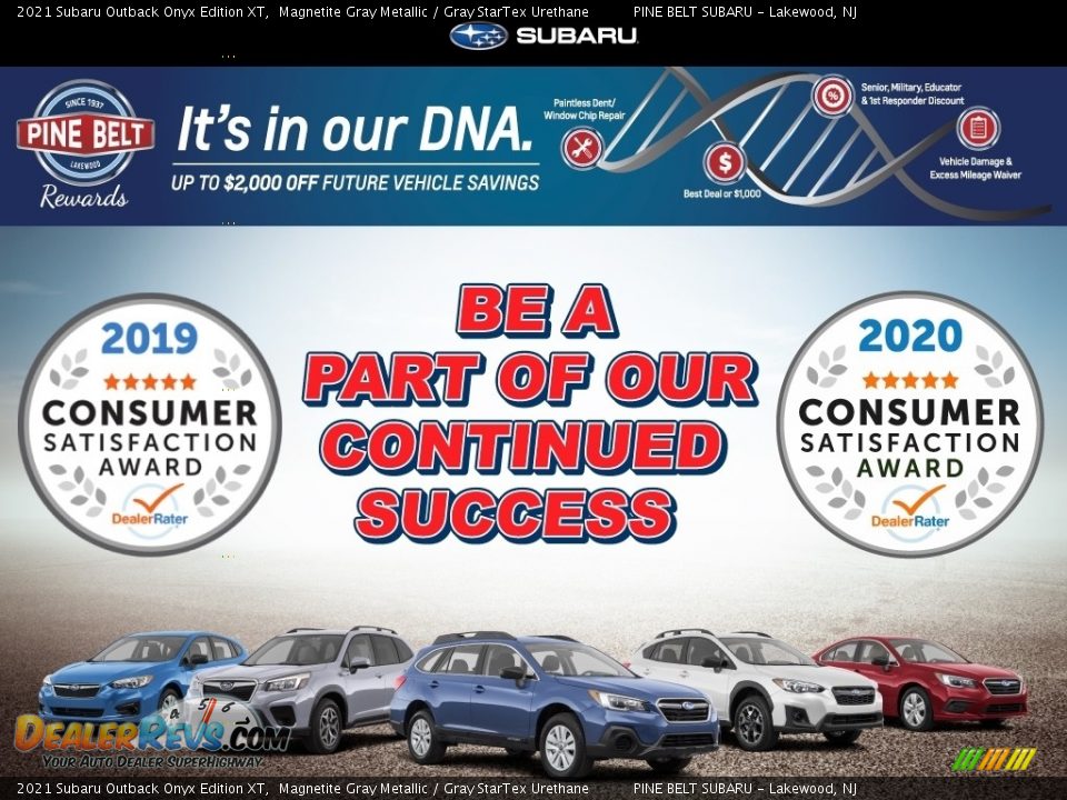 Dealer Info of 2021 Subaru Outback Onyx Edition XT Photo #5
