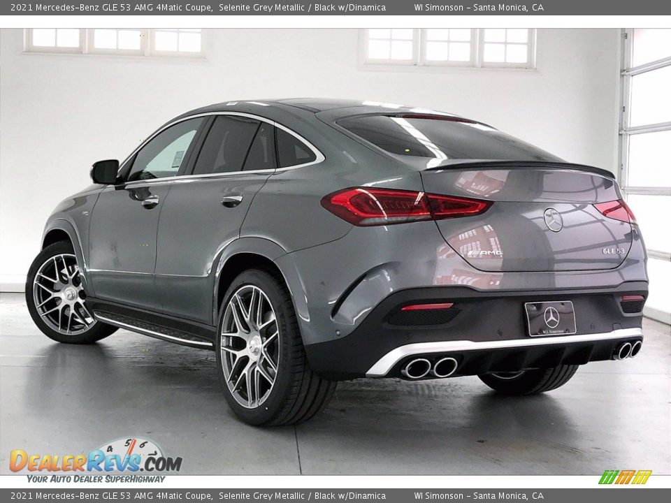 2021 Mercedes-Benz GLE 53 AMG 4Matic Coupe Selenite Grey Metallic / Black w/Dinamica Photo #2