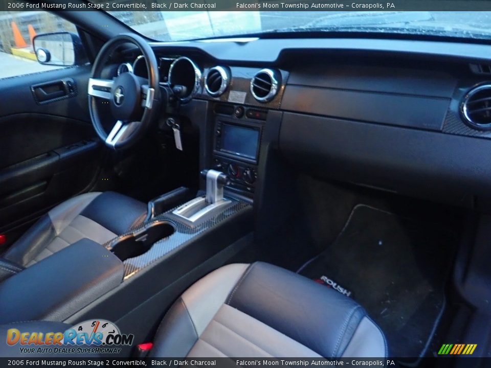 Dark Charcoal Interior - 2006 Ford Mustang Roush Stage 2 Convertible Photo #11