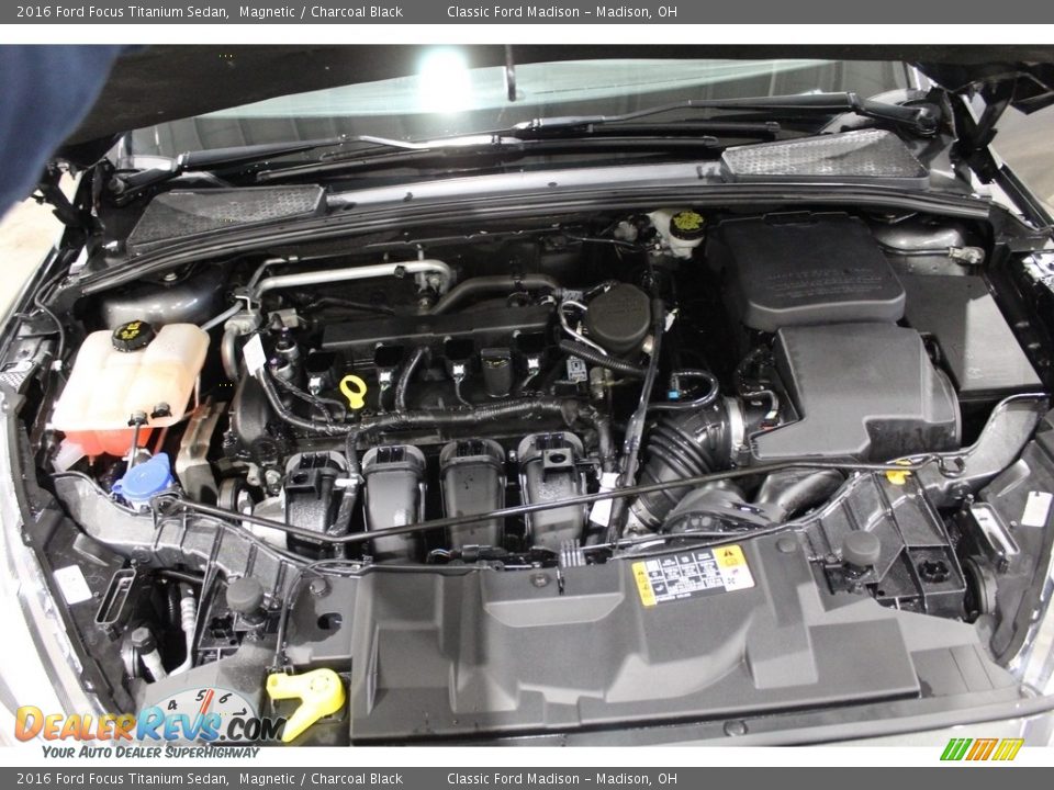 2016 Ford Focus Titanium Sedan Magnetic / Charcoal Black Photo #14