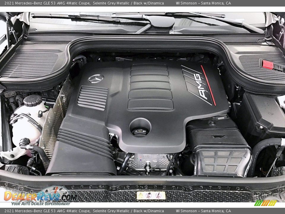 2021 Mercedes-Benz GLE 53 AMG 4Matic Coupe Selenite Grey Metallic / Black w/Dinamica Photo #8