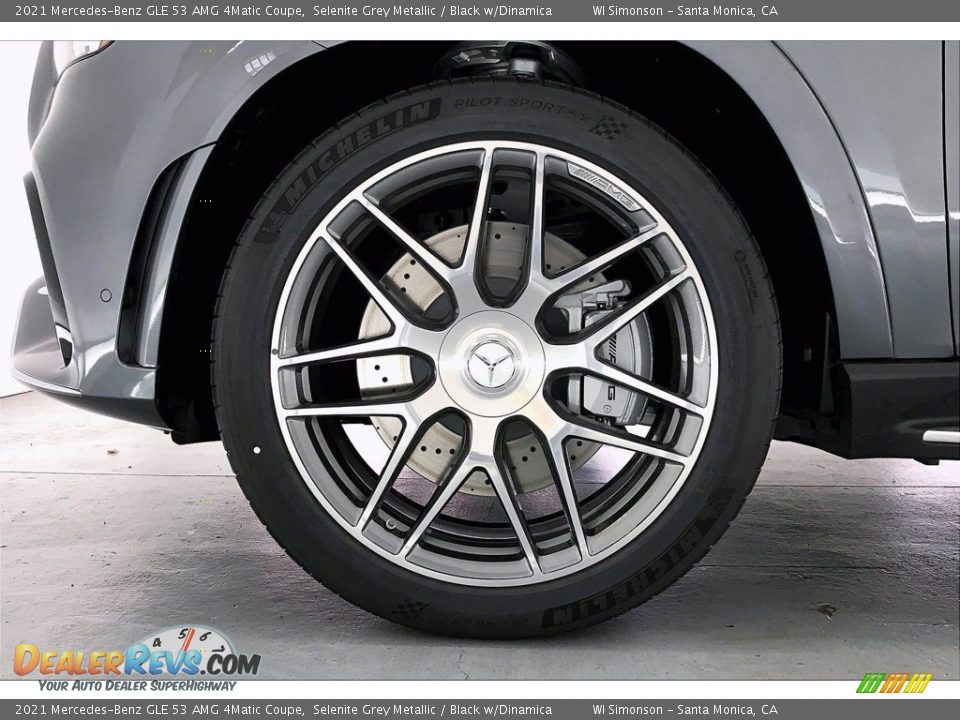 2021 Mercedes-Benz GLE 53 AMG 4Matic Coupe Selenite Grey Metallic / Black w/Dinamica Photo #9