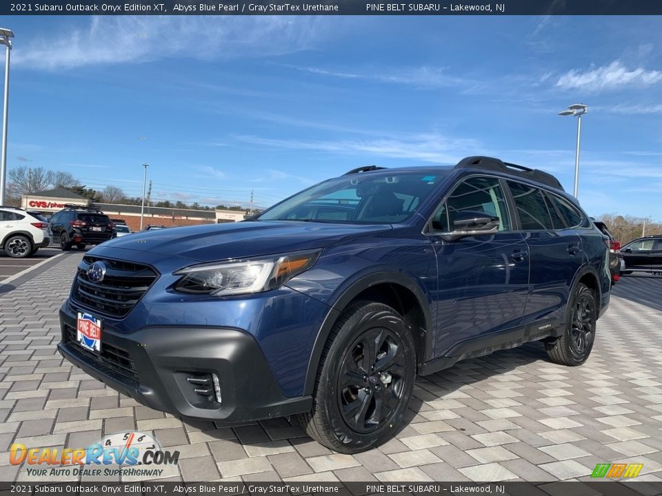 2021 Subaru Outback Onyx Edition XT Abyss Blue Pearl / Gray StarTex Urethane Photo #1