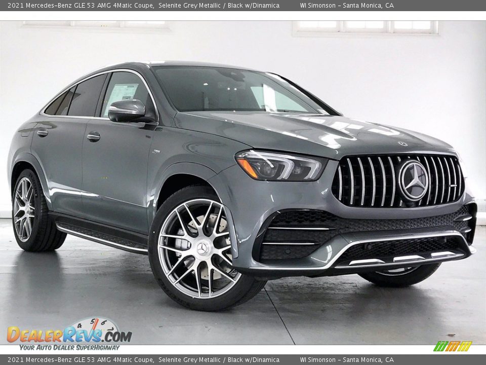 2021 Mercedes-Benz GLE 53 AMG 4Matic Coupe Selenite Grey Metallic / Black w/Dinamica Photo #12