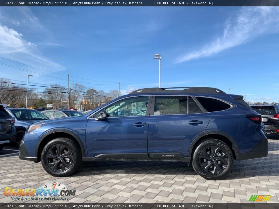 2021 Subaru Outback Onyx Edition XT Abyss Blue Pearl / Gray StarTex Urethane Photo #4