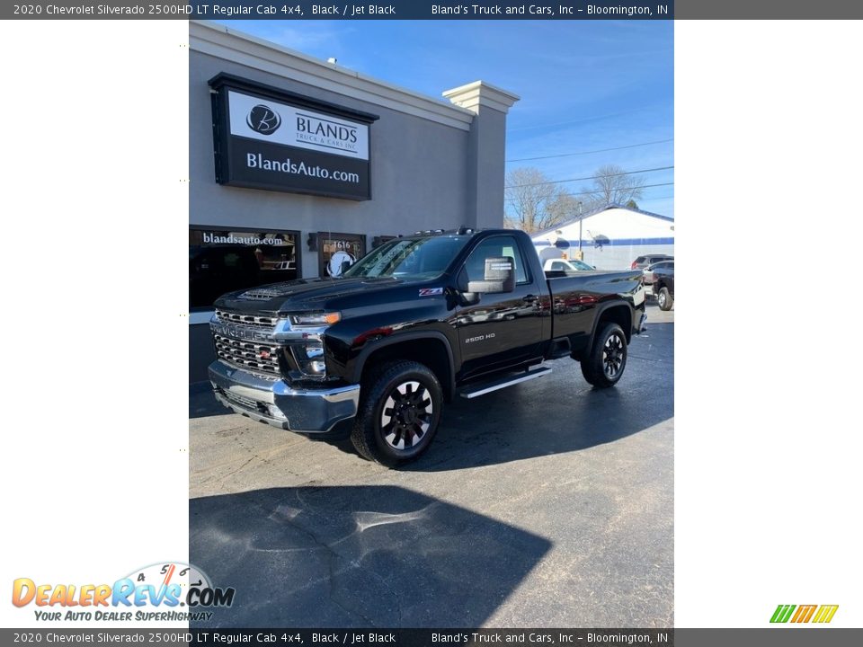 2020 Chevrolet Silverado 2500HD LT Regular Cab 4x4 Black / Jet Black Photo #2