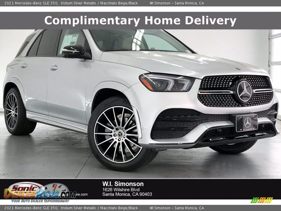 2021 Mercedes-Benz GLE 350 Iridium Silver Metallic / Macchiato Beige/Black Photo #1