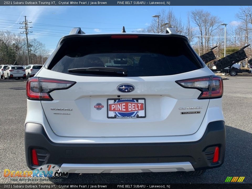 2021 Subaru Outback Touring XT Crystal White Pearl / Java Brown Photo #7