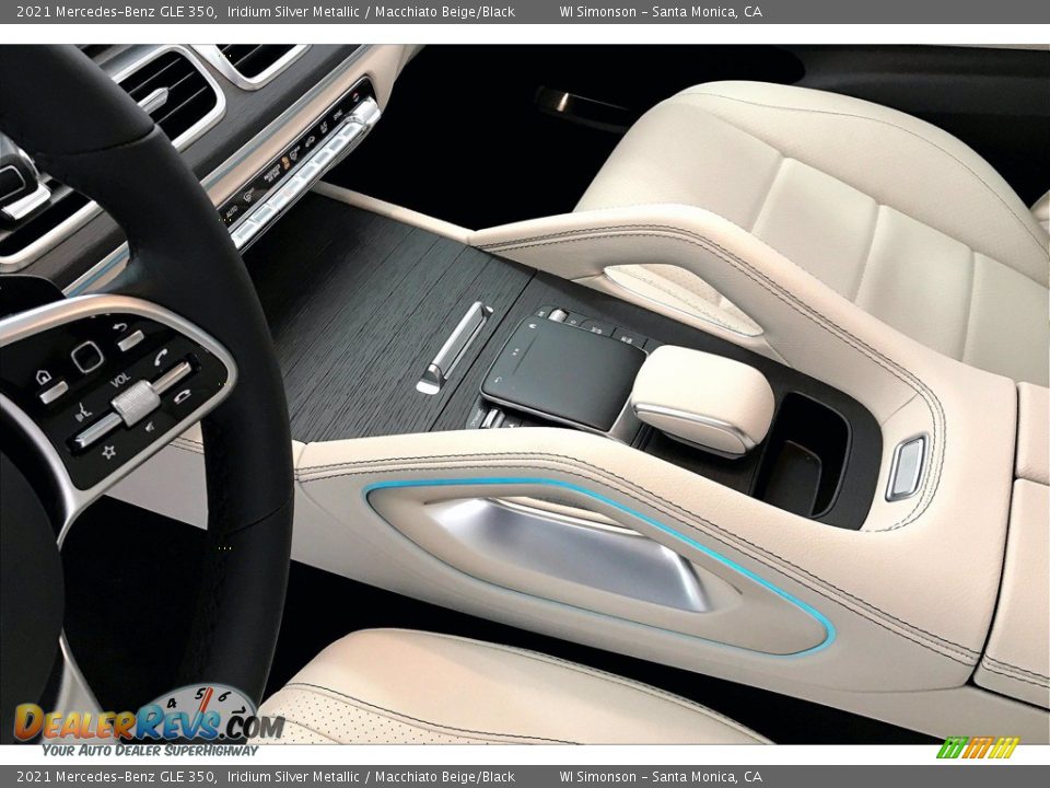 2021 Mercedes-Benz GLE 350 Iridium Silver Metallic / Macchiato Beige/Black Photo #7