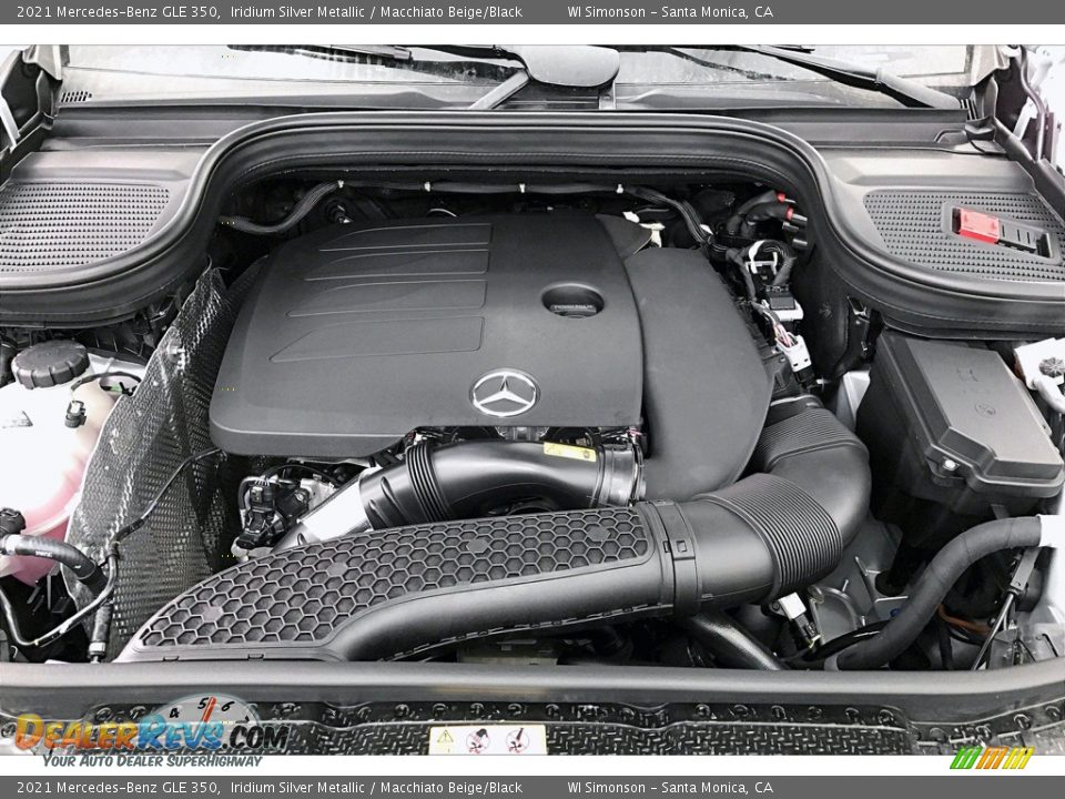 2021 Mercedes-Benz GLE 350 Iridium Silver Metallic / Macchiato Beige/Black Photo #8