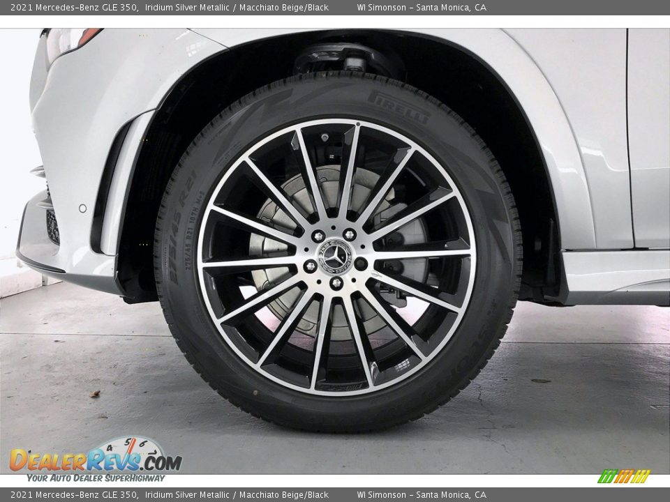 2021 Mercedes-Benz GLE 350 Iridium Silver Metallic / Macchiato Beige/Black Photo #9