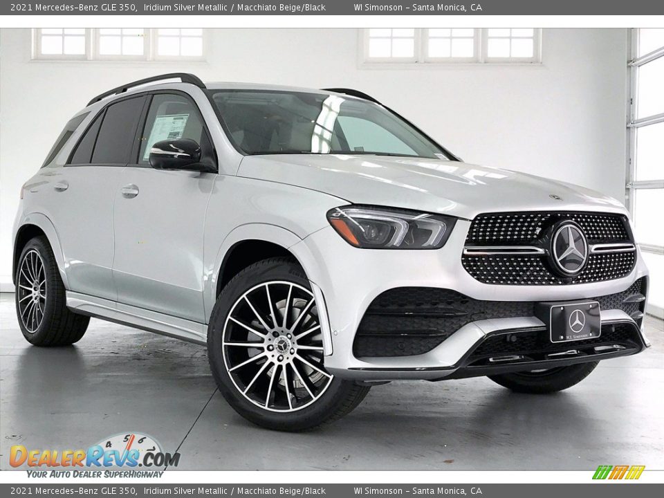 2021 Mercedes-Benz GLE 350 Iridium Silver Metallic / Macchiato Beige/Black Photo #12