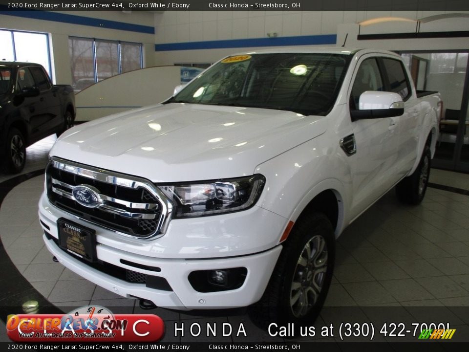 2020 Ford Ranger Lariat SuperCrew 4x4 Oxford White / Ebony Photo #1