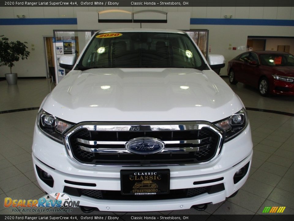 2020 Ford Ranger Lariat SuperCrew 4x4 Oxford White / Ebony Photo #2