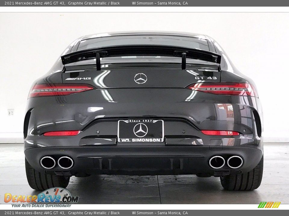2021 Mercedes-Benz AMG GT 43 Graphite Gray Metallic / Black Photo #3