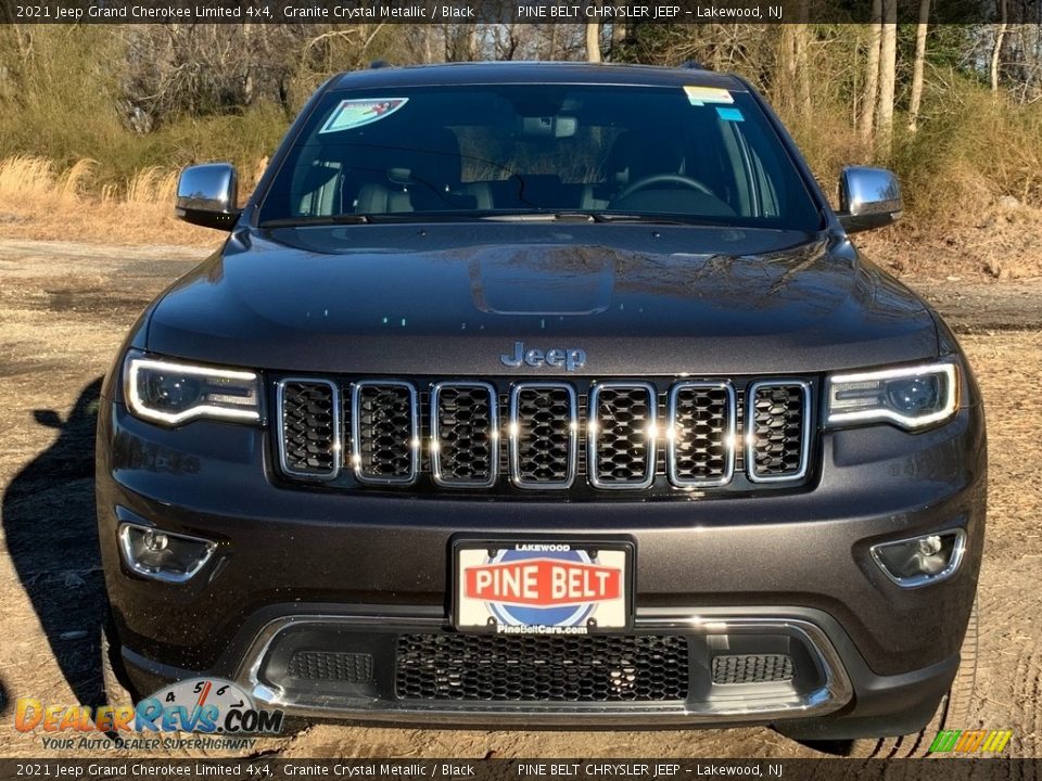 2021 Jeep Grand Cherokee Limited 4x4 Granite Crystal Metallic / Black Photo #3