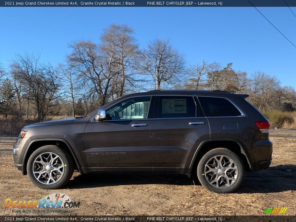 2021 Jeep Grand Cherokee Limited 4x4 Granite Crystal Metallic / Black Photo #4