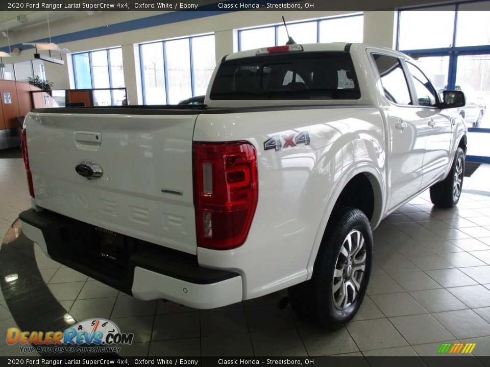 2020 Ford Ranger Lariat SuperCrew 4x4 Oxford White / Ebony Photo #7