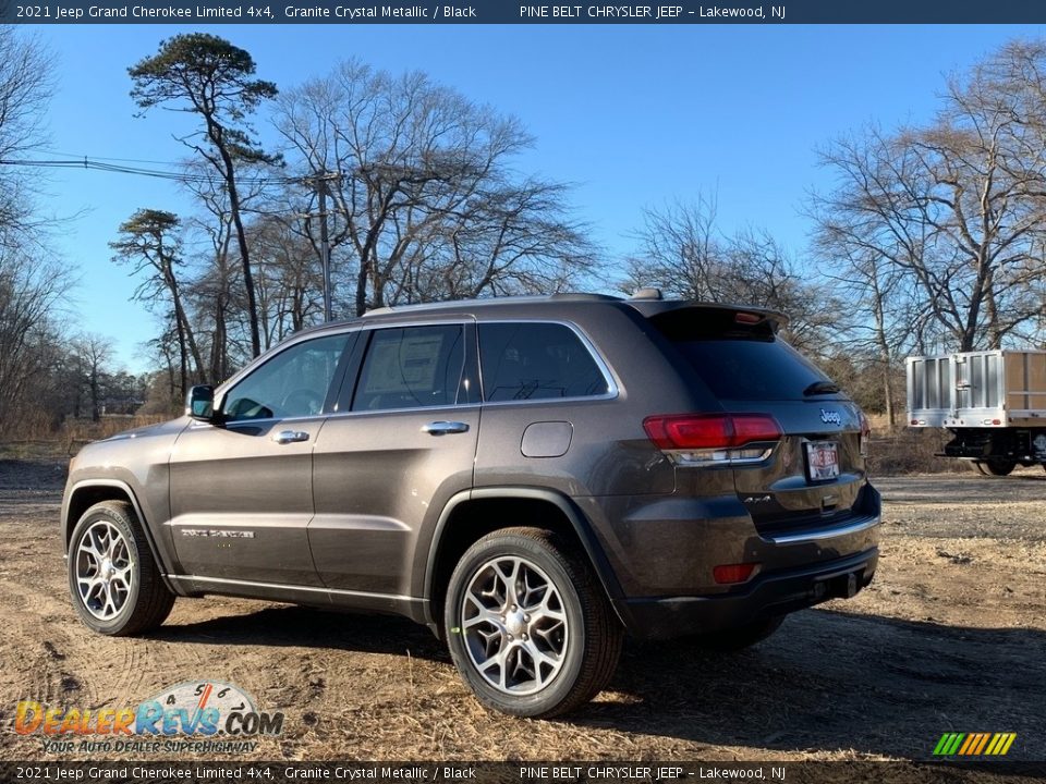 2021 Jeep Grand Cherokee Limited 4x4 Granite Crystal Metallic / Black Photo #6