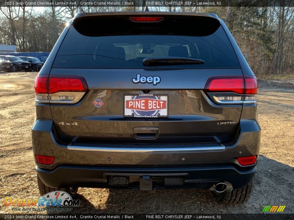 2021 Jeep Grand Cherokee Limited 4x4 Granite Crystal Metallic / Black Photo #7