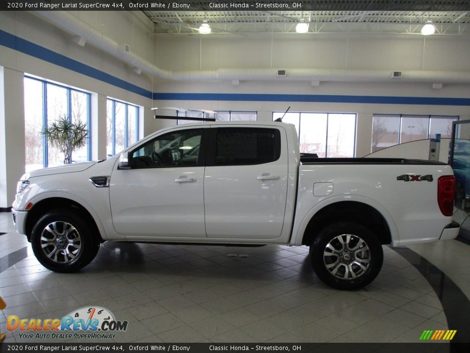 2020 Ford Ranger Lariat SuperCrew 4x4 Oxford White / Ebony Photo #10