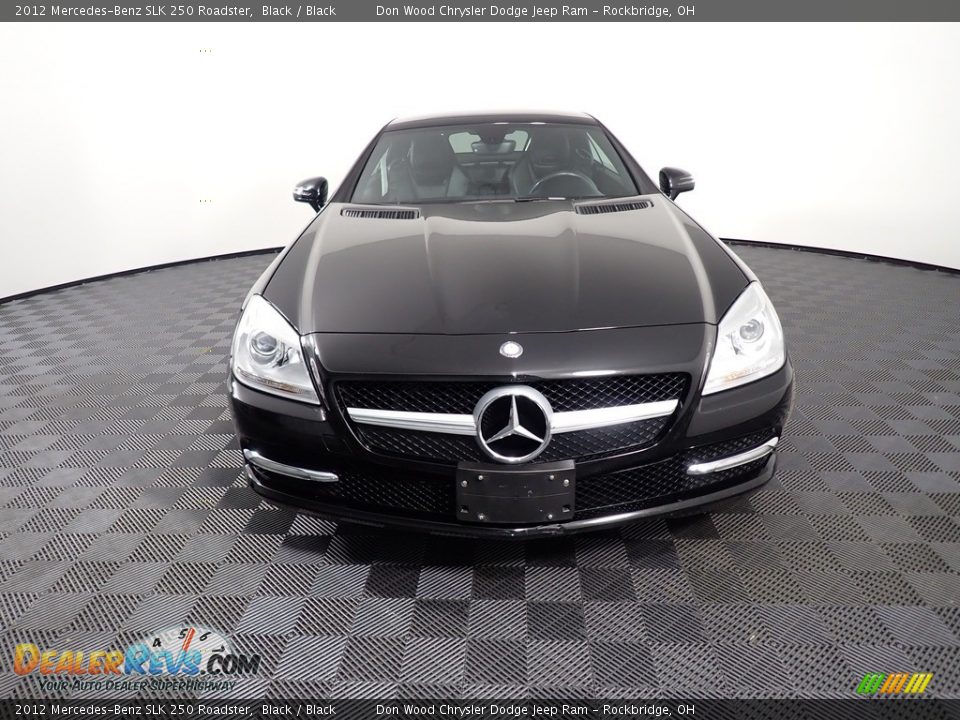 2012 Mercedes-Benz SLK 250 Roadster Black / Black Photo #6