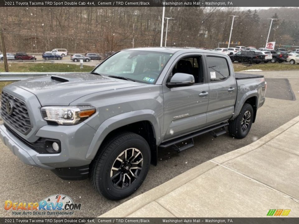 2021 Toyota Tacoma TRD Sport Double Cab 4x4 Cement / TRD Cement/Black Photo #12