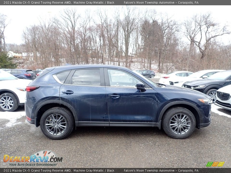 2021 Mazda CX-5 Grand Touring Reserve AWD Machine Gray Metallic / Black Photo #1