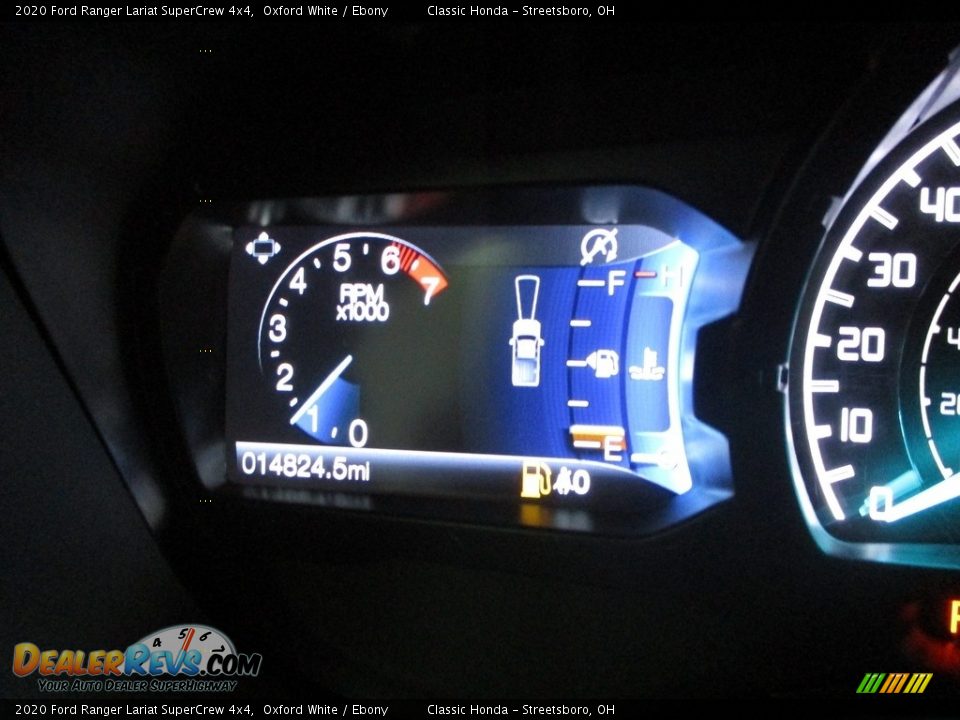 2020 Ford Ranger Lariat SuperCrew 4x4 Oxford White / Ebony Photo #31