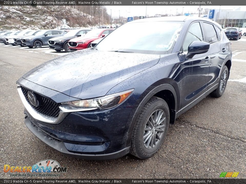 2021 Mazda CX-5 Grand Touring Reserve AWD Machine Gray Metallic / Black Photo #5