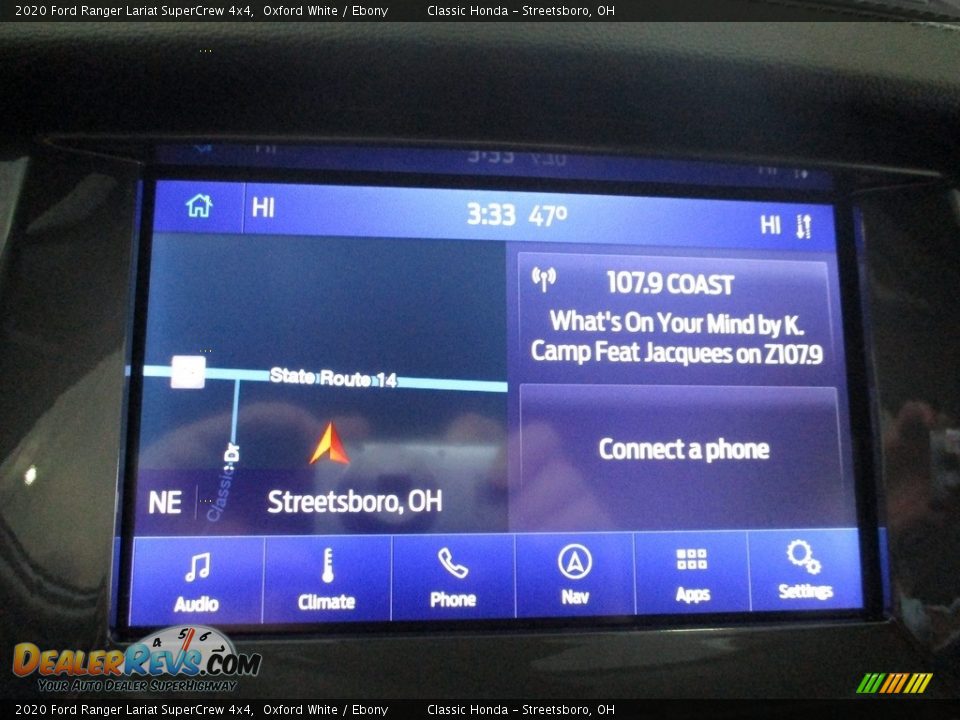 2020 Ford Ranger Lariat SuperCrew 4x4 Oxford White / Ebony Photo #35